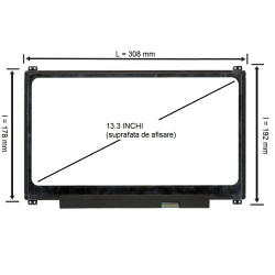 Display laptop AUO B133HTN01.1 H/W:1A F/W:1 13.3 inch 1920x1080 FHD IPS 30 pini