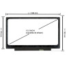 Display laptop Sharp LQ133M1JW02A 13.3 inch 1920x1080 FHD IPS 30 pin