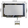 Display laptop AUO B140QAN01.5 14.0 inch 2560×1440 QHD IPS