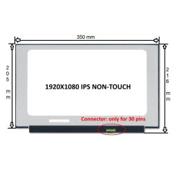 Display laptop HP 255 G9 6A1A3EAAB 15.6 inch 1920x1080 Full HD IPS 30 pini