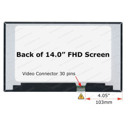 Display laptop BOE NV140FHM-N4U 14.0 inchi 1920x1080 FHD IPS 30 pini
