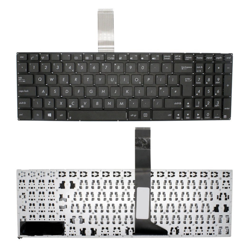 Tastatura laptop Asus 550E X550EA X550J X550JD X550JK X550L X550LA X550LAV  Neagra layout UK (tasta ENTER in forma de L intors)