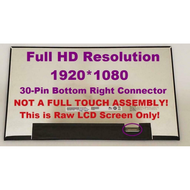 Display laptop  AUO B133HAN05.C 1920x1080 Full HD IPS 30 pini