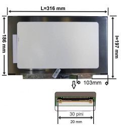 Display laptop  HP 14-CM0812NO 14.0 inch 1920x1080 Full HD IPS
