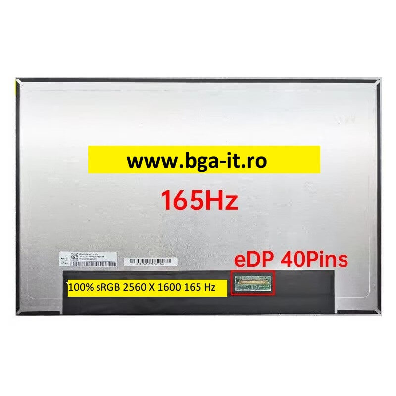 Display laptop Asus TUF Gaming A14 FA401W FA401WU-RG FA401WU-RG031  165Hz 2560x1600 100% sRGB 40 pini