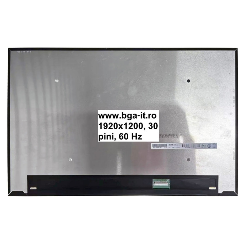 Display laptop LG LP160WU1-SPB1 LP160WU1(SP)(B1) LGD0702 16.0 INCH 1920x1200 FHD+ 30 pini